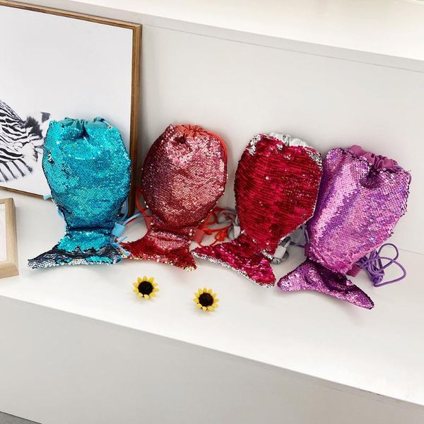 glitter women sequins leather shoulder bags lady fish shape drawstring backpacks cartoon sequin fish tail laser schoolbags
glitter women sequins leather shoulder bags lady fish shape drawstring backpacks cartoon sequin fish tail laser schoolbags