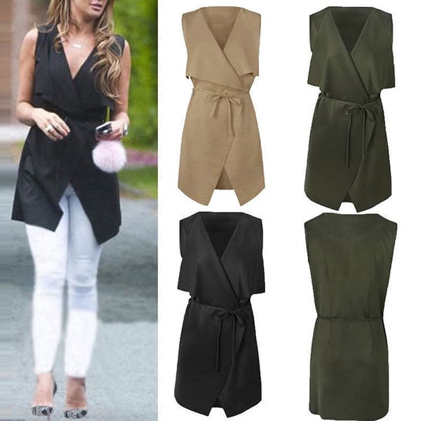 2019 women coat autumn sleeveless elegant waterfall cape long cardigan plus size deep v ladies jacket coat windbreak w1, Black;white
2019 women coat autumn sleeveless elegant waterfall cape long cardigan plus size deep v ladies jacket coat windbreak w1, Black;white