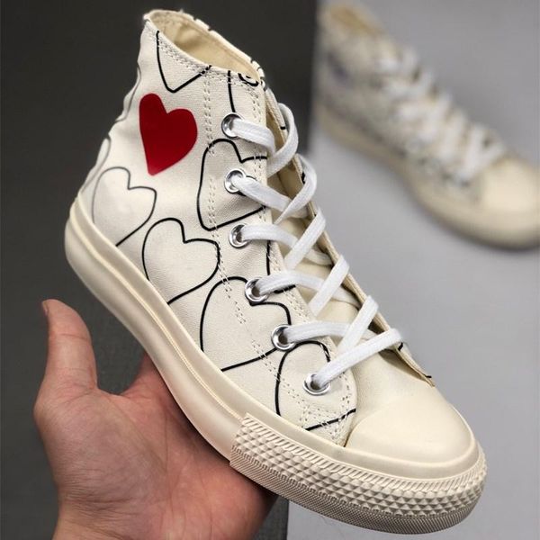 cheaps 1970 холст обувь cdg: play chuck 70 all star chaussures совместно большие глаза сердца бежевый дизайнер повседневный скейтборд кроссо, Black
cheaps 1970 холст обувь cdg: play chuck 70 all star chaussures совместно большие глаза сердца бежевый дизайнер повседневный скейтборд кроссо, Black