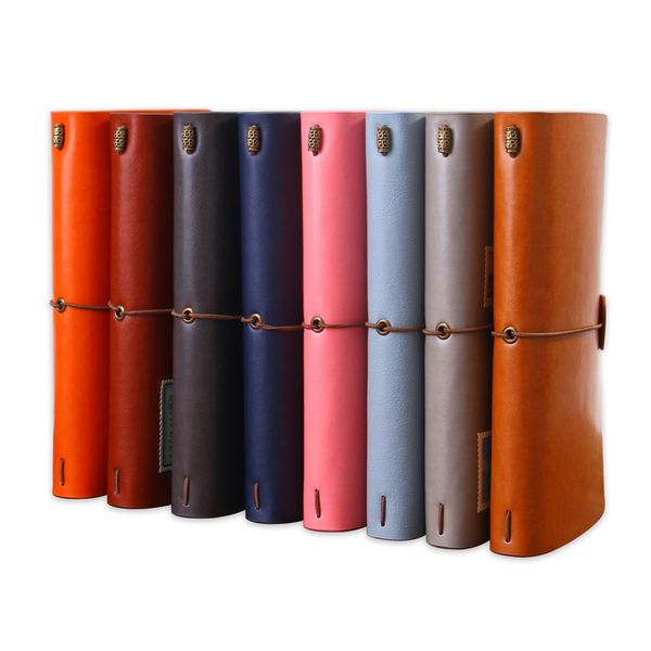 notepads leather traveler notebook planners creative diy vintage travel journal tn sprial recording daily memos notebooks gifts, Purple;pink
notepads leather traveler notebook planners creative diy vintage travel journal tn sprial recording daily memos notebooks gifts, Purple;pink