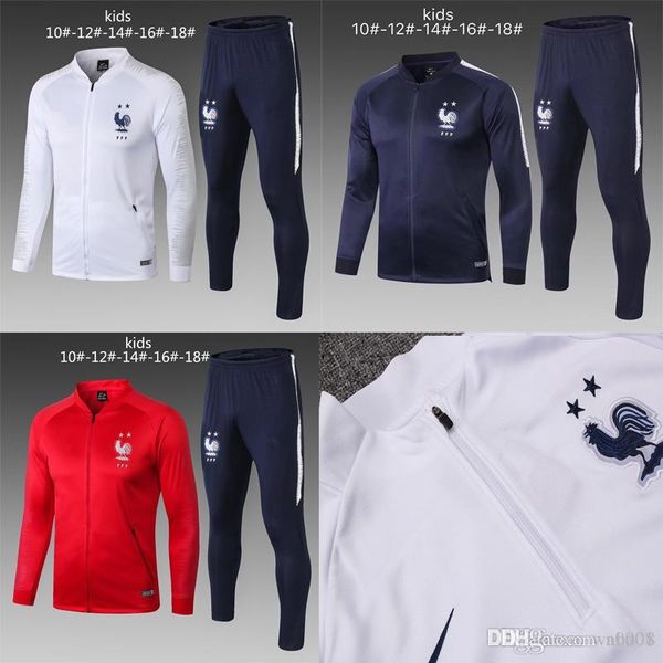 2 stars maillot de foot kid survetement football suit chandal equipe de france long sleeve soccer tracksuit training jogging track suit, Black
2 stars maillot de foot kid survetement football suit chandal equipe de france long sleeve soccer tracksuit training jogging track suit, Black