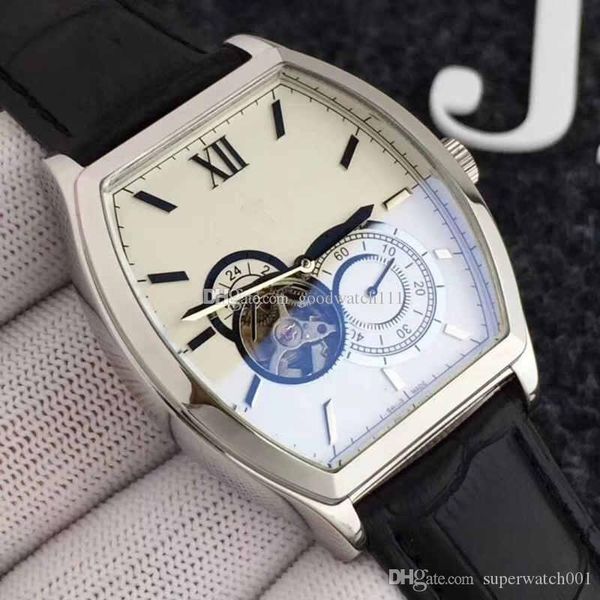 2018 fine men's automatic mechanical watch. classic two-handed and half-equipped with unique cutouts. five-character small seconds.top, Slivery;brown
2018 fine men's automatic mechanical watch. classic two-handed and half-equipped with unique cutouts. five-character small seconds.top, Slivery;brown