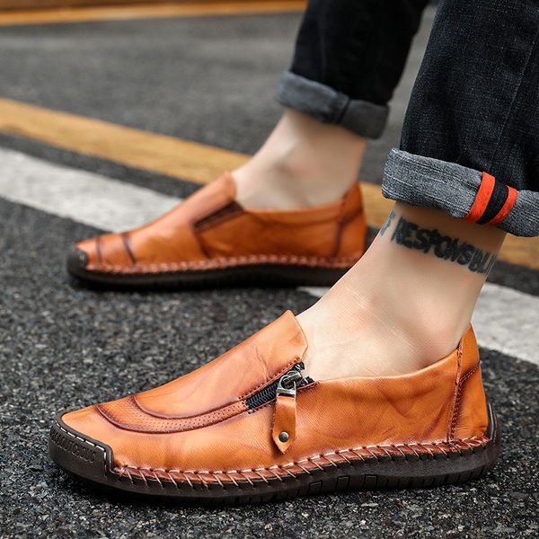 fashion breathable male shoes comfortable casual men loafers non-slip flats men's loafers genuine leather men driving shoes, Black
fashion breathable male shoes comfortable casual men loafers non-slip flats men's loafers genuine leather men driving shoes, Black