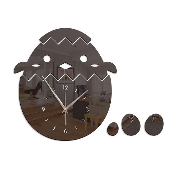 creative 3d diy chicken shell wall clock modern acrylic mirror big wall clocks living room bedroom home decor clock
creative 3d diy chicken shell wall clock modern acrylic mirror big wall clocks living room bedroom home decor clock