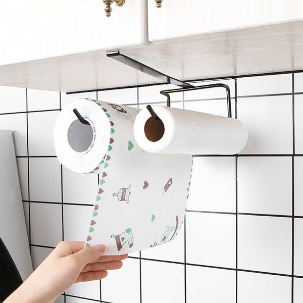 accessories shelf under cabinet paper roll rack towel holder tissue hanger home & kitchen decoration towel holder black iron
accessories shelf under cabinet paper roll rack towel holder tissue hanger home & kitchen decoration towel holder black iron