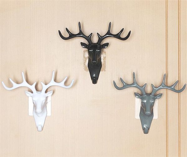 self adhesive hook wall deer head hook for hanging clothes hat scarf key deer horns hanger rack wall decoration
self adhesive hook wall deer head hook for hanging clothes hat scarf key deer horns hanger rack wall decoration