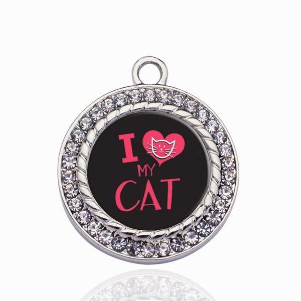 i love my cat circle charm trendy charms necklace pendant jewelry accessory making man women retro style jewelry, Bronze;silver
i love my cat circle charm trendy charms necklace pendant jewelry accessory making man women retro style jewelry, Bronze;silver