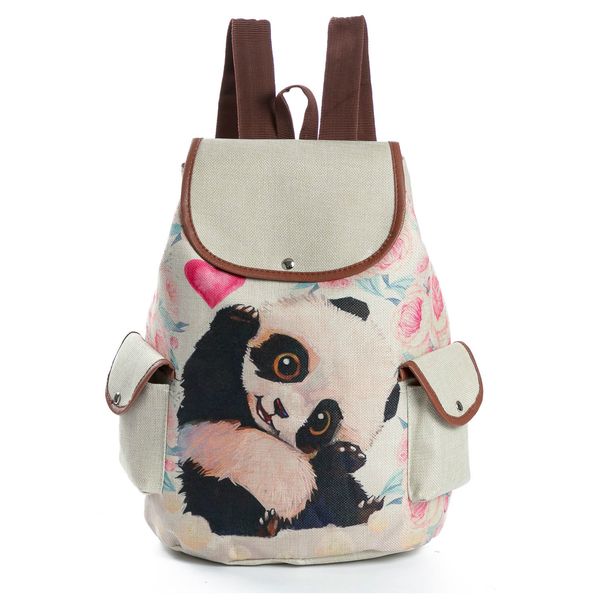 cute panda print canvas backpack female drawstring travel rucksack for teenager shoulder school bookbag mochila
cute panda print canvas backpack female drawstring travel rucksack for teenager shoulder school bookbag mochila