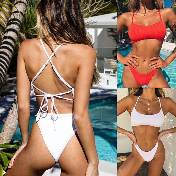 bikini fashion swimwear for women two pieces 2 colors summer beach deep v swimsuit seaside swimsuit luxur, White;black
bikini fashion swimwear for women two pieces 2 colors summer beach deep v swimsuit seaside swimsuit luxur, White;black