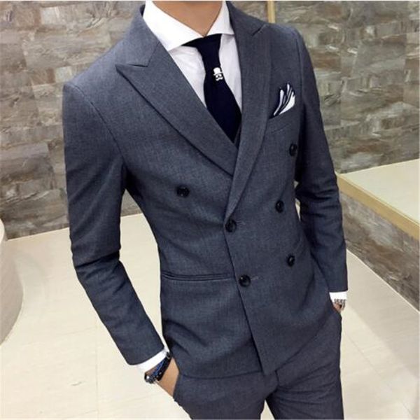 mens design formal casual slim formal business suit male blazer groom wedding suits set gray and black, White;black
mens design formal casual slim formal business suit male blazer groom wedding suits set gray and black, White;black