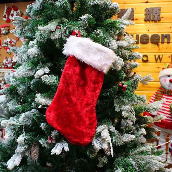 38cm*20cm christmas ornament socks red color thicken quality candy pocket for children kids xmas holidy tree decor df
38cm*20cm christmas ornament socks red color thicken quality candy pocket for children kids xmas holidy tree decor df