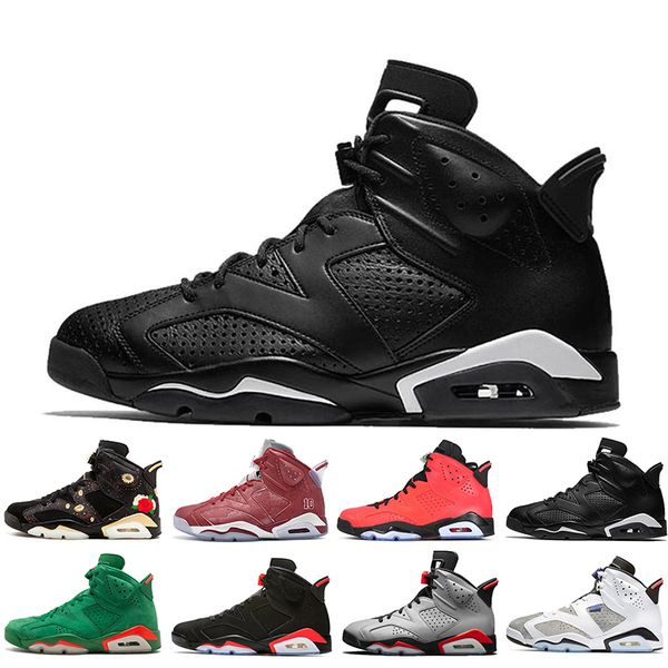 Best Quality 2019 Infrared Bred UNC 6 6s Mens Basketball Shoes 3M Reflective Bugs Bunny Tinker Black Cat Flint Men Sports Sneakers Designer
Best Quality 2019 Infrared Bred UNC 6 6s Mens Basketball Shoes 3M Reflective Bugs Bunny Tinker Black Cat Flint Men Sports Sneakers Designer