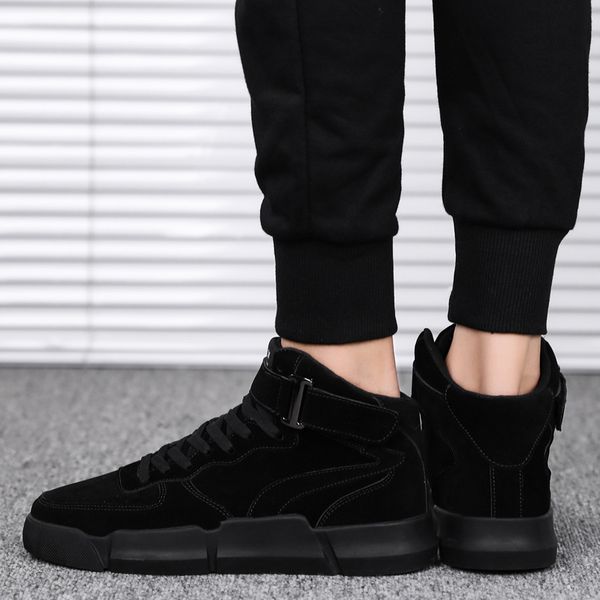 spring and autumn new mens shoes winter warm fleece and thickened cotton shoes mens highup cotton for teenagers, Black
spring and autumn new mens shoes winter warm fleece and thickened cotton shoes mens highup cotton for teenagers, Black