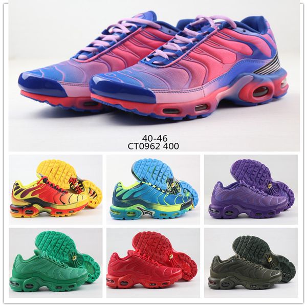 2020 new tn plus colorful sports running shoes for mens blue green yellow purple red designer womens classic sneakers trainers size 36-46
2020 new tn plus colorful sports running shoes for mens blue green yellow purple red designer womens classic sneakers trainers size 36-46