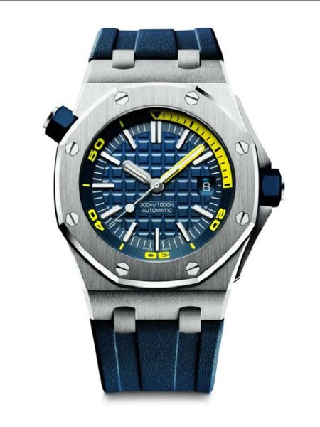Hot Selling Luxury Watch Black Stainless Steel Case With Color Rubber Watchband Automatic Mechanical 15710ST Men Wens Watch Watches
Hot Selling Luxury Watch Black Stainless Steel Case With Color Rubber Watchband Automatic Mechanical 15710ST Men Wens Watch Watches
