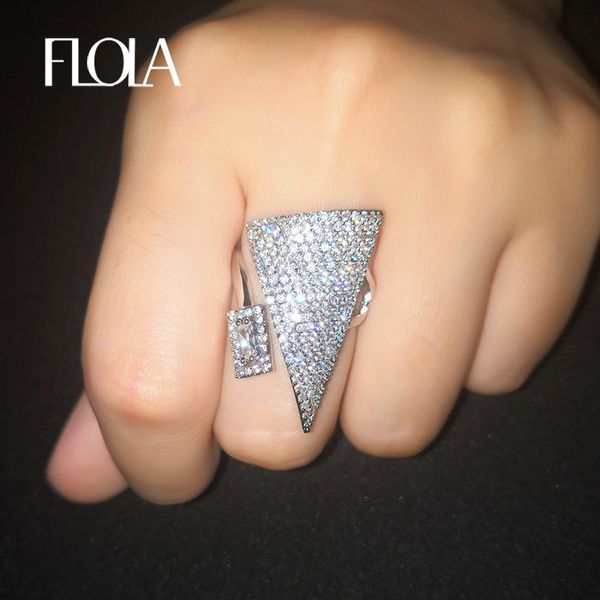 flola zirconia silver ring jewelry geometric cz paved luxury adjustable big rings for women bague reglable femme rigf92 c19041601, Slivery;golden
flola zirconia silver ring jewelry geometric cz paved luxury adjustable big rings for women bague reglable femme rigf92 c19041601, Slivery;golden