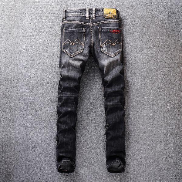 dirweimon 2019 original designer jeans men ripped jeans denim cotton men casual pants printed, Blue
dirweimon 2019 original designer jeans men ripped jeans denim cotton men casual pants printed, Blue