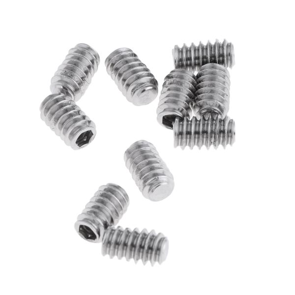 10pcs Stainless Steel Grub Screws For Surfboard, Wakeboard,longboard, Surfing Board Accessory