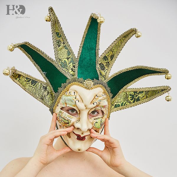 h&d full face venetian jester mask masquerade mardi gras wall decorative art collection
h&d full face venetian jester mask masquerade mardi gras wall decorative art collection