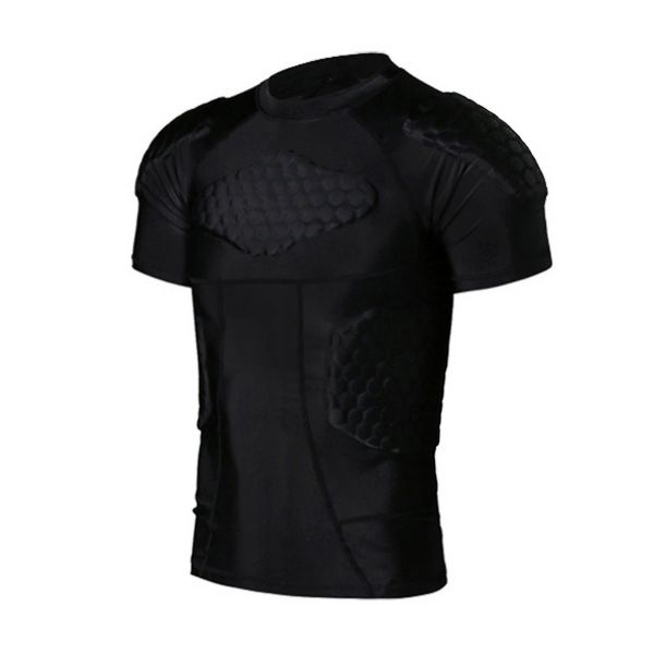 men anti-collision quick basketball football body college training short jersey t-shirt jerseys protection dry, Black;red
men anti-collision quick basketball football body college training short jersey t-shirt jerseys protection dry, Black;red