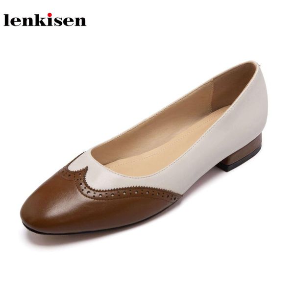 lenkisen simple vintage spring cow leather round toe low square heels mixed colors school wear fashion mary jane pumps l6f1, Black
lenkisen simple vintage spring cow leather round toe low square heels mixed colors school wear fashion mary jane pumps l6f1, Black