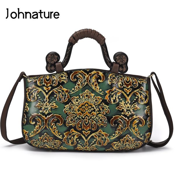 johnature genuine leather vintage embossing women handbag 2019 new floral zipper casual totes cowhide shoulder&crossbody bags
johnature genuine leather vintage embossing women handbag 2019 new floral zipper casual totes cowhide shoulder&crossbody bags