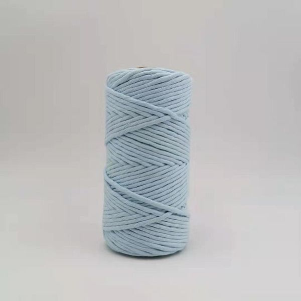 ropemate soft cotton cord 4mm 100m - 1 single strand - baby blue color, Black;white
ropemate soft cotton cord 4mm 100m - 1 single strand - baby blue color, Black;white