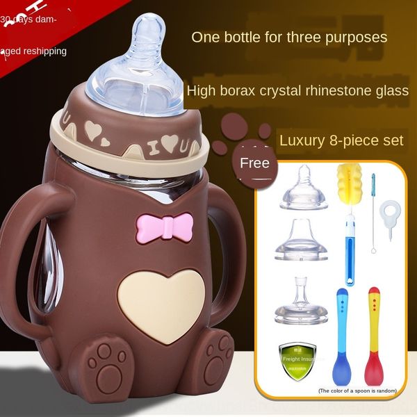 baby anti-fall anti-flatulence wide caliber anti-choking 1-2 years old newborn glass glass bottle drinking water bottle big baby
baby anti-fall anti-flatulence wide caliber anti-choking 1-2 years old newborn glass glass bottle drinking water bottle big baby