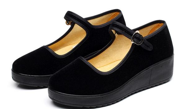2019 women's shoes in spring and autumn with new style slope heel round head suede@2066, Black
2019 women's shoes in spring and autumn with new style slope heel round head suede@2066, Black