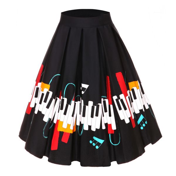 joineles fashion colorful piano print women skirts plus size summer vintage women skirts 60s retro party skirts female tutu saia, Black;gray
joineles fashion colorful piano print women skirts plus size summer vintage women skirts 60s retro party skirts female tutu saia, Black;gray