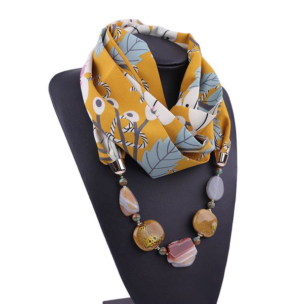 2019 women's winter scarf statement jewelry diamonds pendant necklace scarf women print chiffon scarves foulard femme, Blue;gray
2019 women's winter scarf statement jewelry diamonds pendant necklace scarf women print chiffon scarves foulard femme, Blue;gray