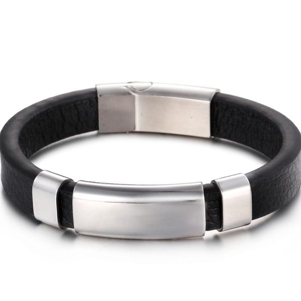 14mm leather men's wrap bracelets armband heren with magnet clasp elegant id bracelet for men customized name maker engrave, Golden;silver
14mm leather men's wrap bracelets armband heren with magnet clasp elegant id bracelet for men customized name maker engrave, Golden;silver