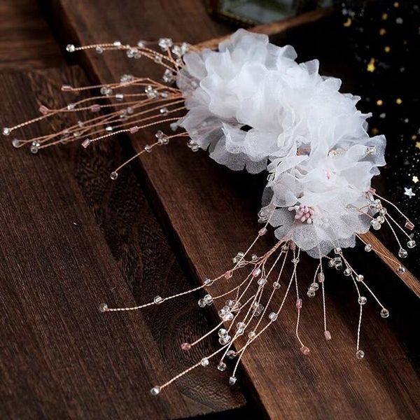 sweet white flower hair decoration for bride wedding style side barrette hair clips bridal hair jewelry rose gold, White;golden
sweet white flower hair decoration for bride wedding style side barrette hair clips bridal hair jewelry rose gold, White;golden