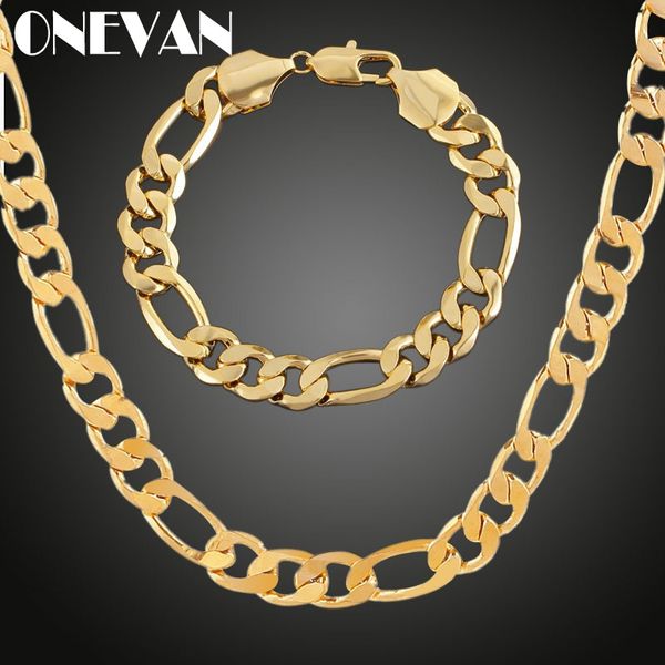 punk style figaro chain link gold color bracelet necklace kit men women fashion gift fashion hiphop jewelry sets party jewelry, Silver
punk style figaro chain link gold color bracelet necklace kit men women fashion gift fashion hiphop jewelry sets party jewelry, Silver