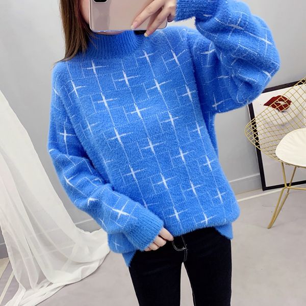 jacquard turtleneck sweater autumn winter women knitted swaters pullover slim knit jumper female casual pull femme, White;black
jacquard turtleneck sweater autumn winter women knitted swaters pullover slim knit jumper female casual pull femme, White;black