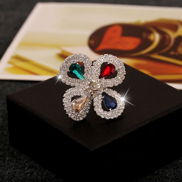 korean fashion ol crystal ring lucky tetrafolium silver ring with diamond ring, Golden;silver
korean fashion ol crystal ring lucky tetrafolium silver ring with diamond ring, Golden;silver