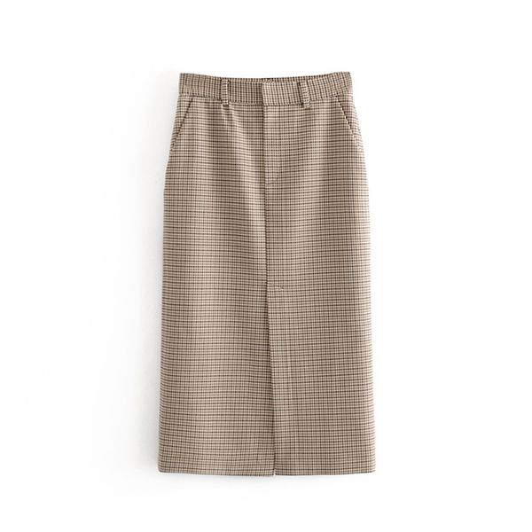 skirts vintage high waist women plaid pencil skirt spring split midi-long for casual pockets zipper female office, Black
skirts vintage high waist women plaid pencil skirt spring split midi-long for casual pockets zipper female office, Black
