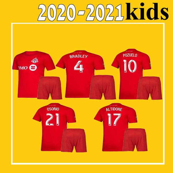 19/20 toronto fc kids kit soccer jersey 2020 home red #10 pozuelo #17 altidore child soccer shirts bradley osorio boy football uniform, Black;yellow
19/20 toronto fc kids kit soccer jersey 2020 home red #10 pozuelo #17 altidore child soccer shirts bradley osorio boy football uniform, Black;yellow