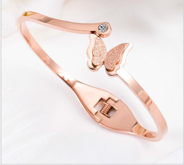 open-drilled double-layer matte titanium steel bracelet female rose gold does not fade creative bracelet, Golden;silver
open-drilled double-layer matte titanium steel bracelet female rose gold does not fade creative bracelet, Golden;silver