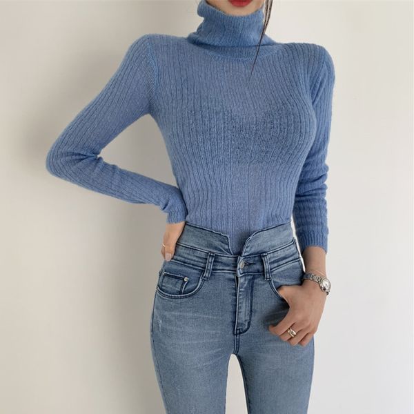 2019 turtleneck woman sweater bodycon knit pullover korean autumn spring sheath cashmere sweater women, White;black
2019 turtleneck woman sweater bodycon knit pullover korean autumn spring sheath cashmere sweater women, White;black