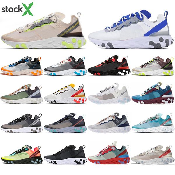 luxury react element 87 55 running shoes for men women light bone triple black royal team red mens trainers sports sneaker runner
luxury react element 87 55 running shoes for men women light bone triple black royal team red mens trainers sports sneaker runner