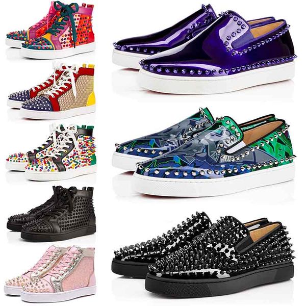 ACE DESIGNER Luxury Leather Red Bottoms Shoes Mens Studded Spikes High Low Cut Platform Party Lovers Genuine Sneakers Woemens Casual Shoes
ACE DESIGNER Luxury Leather Red Bottoms Shoes Mens Studded Spikes High Low Cut Platform Party Lovers Genuine Sneakers Woemens Casual Shoes