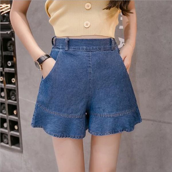 2019 summer new arrival plus size 5xl women's jeans shorts fashion high waist pockets elastic waist loose trousers n90, White;black
2019 summer new arrival plus size 5xl women's jeans shorts fashion high waist pockets elastic waist loose trousers n90, White;black