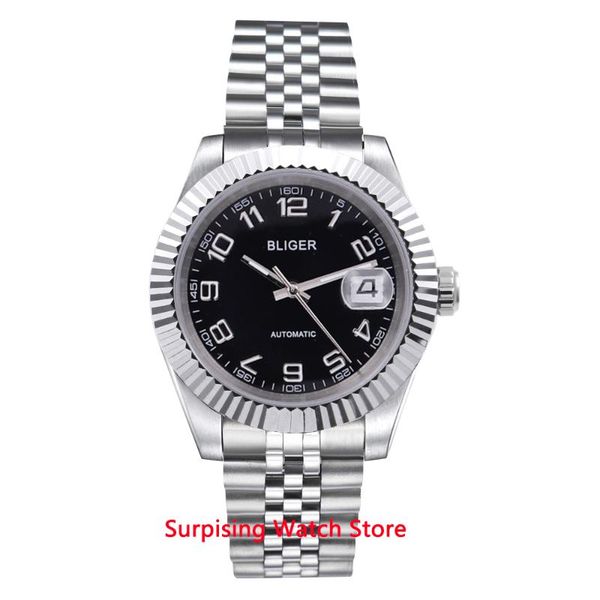 bliger 40mm miyota automatic mechanical mens watch business luxury luminous waterproof sapphire glass clock wristwatch men, Slivery;brown
bliger 40mm miyota automatic mechanical mens watch business luxury luminous waterproof sapphire glass clock wristwatch men, Slivery;brown