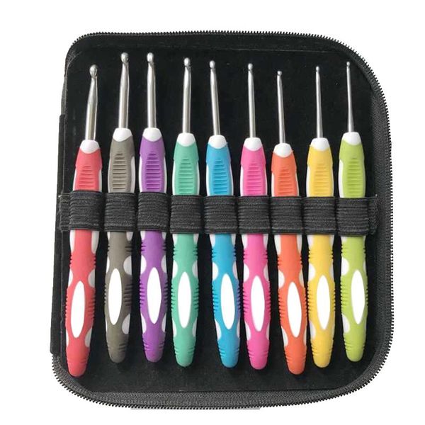 9pcs knitting needles aluminum craft 2.0-6.0mm diy crochet hooks set with bag sewing tools home multicolour assorted practical, Black
9pcs knitting needles aluminum craft 2.0-6.0mm diy crochet hooks set with bag sewing tools home multicolour assorted practical, Black