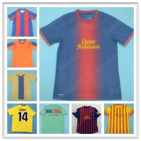 retro 91 92 99 02 101112131415 messi soccer jerseys ronaldinho henry a iniesta ronaldo kluivert stoichkov koeman xavi pique football hot, Black;yellow 
retro 91 92 99 02 101112131415 messi soccer jerseys ronaldinho henry a iniesta ronaldo kluivert stoichkov koeman xavi pique football hot, Black;yellow