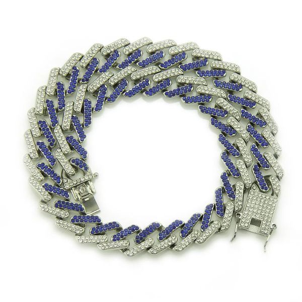020 accessories new products inlaid with colorful geometric square cuban chain necklace exaggerated men's gold, Silver
020 accessories new products inlaid with colorful geometric square cuban chain necklace exaggerated men's gold, Silver