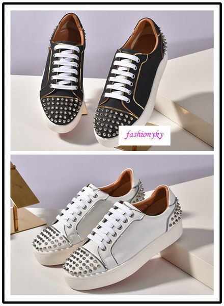 2020 mens red bottoms designer shoes spike suede leather men women flat fashion party lovers sneakers, Black
2020 mens red bottoms designer shoes spike suede leather men women flat fashion party lovers sneakers, Black