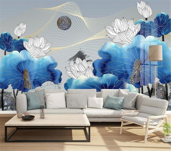 custom 3d wallpaper new chinese line drawing ink lotus abstract art light living room bedroom background wall decoration mural wal
custom 3d wallpaper new chinese line drawing ink lotus abstract art light living room bedroom background wall decoration mural wal
