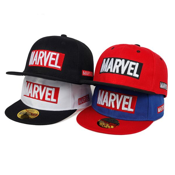 2019 kids marvel letter embroidered baseball cap fashion hip hop snapback hat child cotton can adjust hats stitching caps, Blue;gray
2019 kids marvel letter embroidered baseball cap fashion hip hop snapback hat child cotton can adjust hats stitching caps, Blue;gray